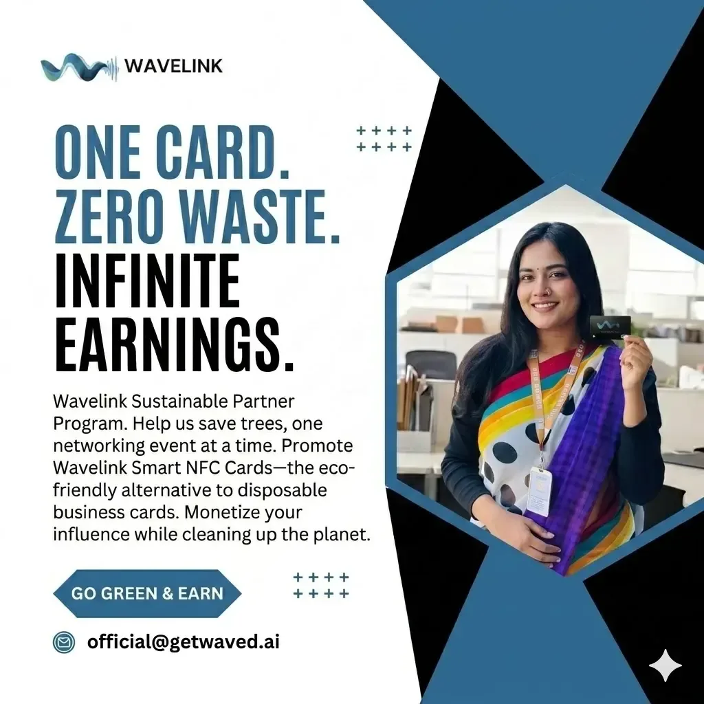 Wavelink Sustainable Partner Program: one card, zero waste, infinite earnings